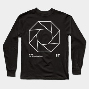 A-Ha The Living Daylights / Minimal Graphic Design Tribute Long Sleeve T-Shirt